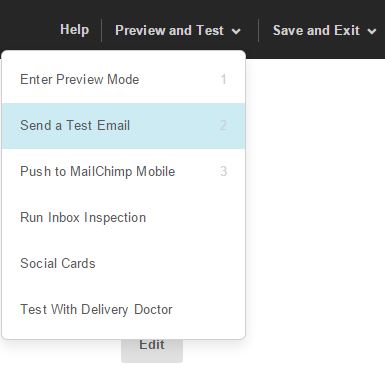 Como criar um email no MailChimp